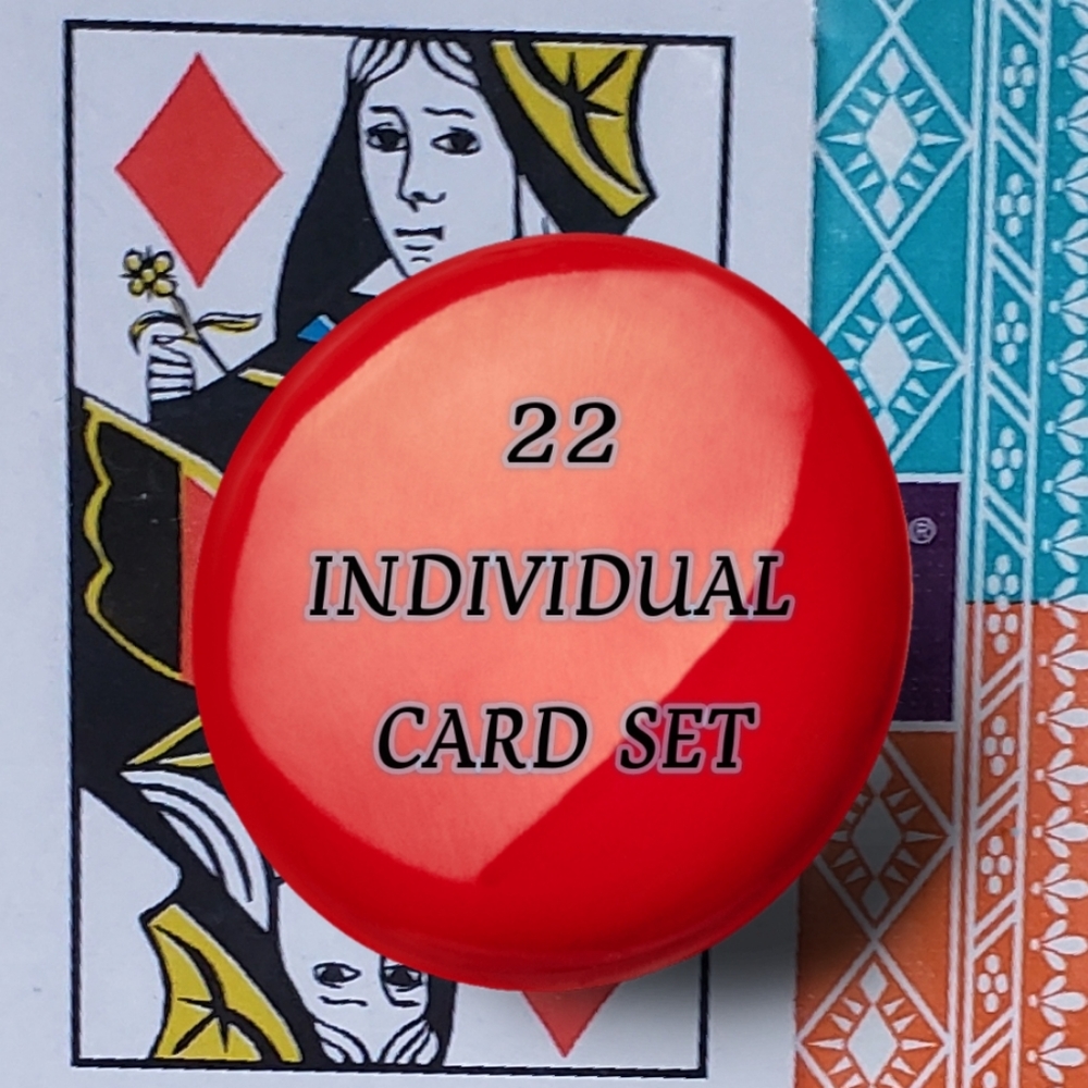 22 Individual Playing Cards Vintage and Newer